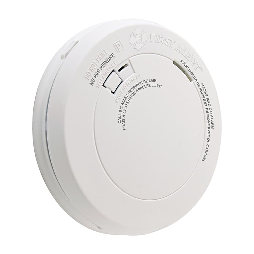 First Alert Slim Design Photoelectric Battery-Operated Smoke and Carbon Monoxide (CO) Alarm