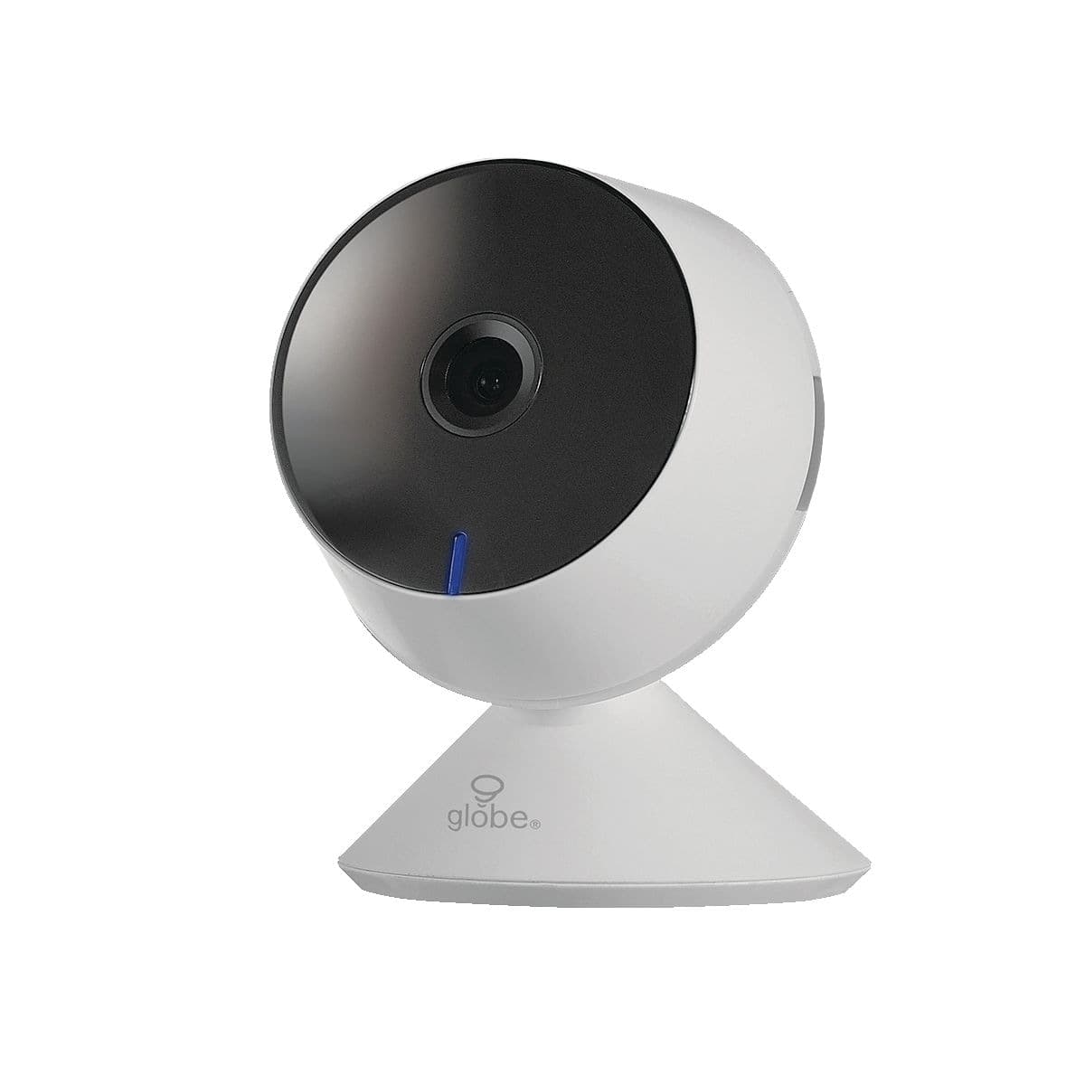Globe 1080p Indoor Smart Wi-Fi Security Camera With Motion Detection, White