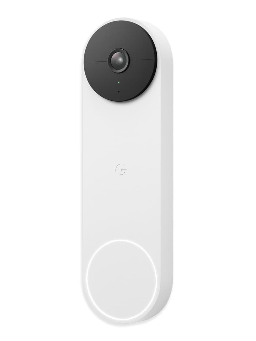 Google Nest Battery-Operated Wi-Fi Video Doorbell, White