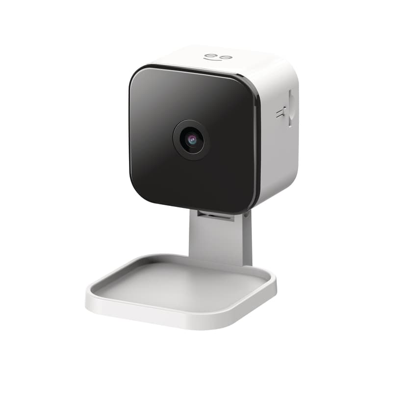 Geeni Peek 1080p HD Tilt and Close Smart Indoor Security Camera with Siren, White