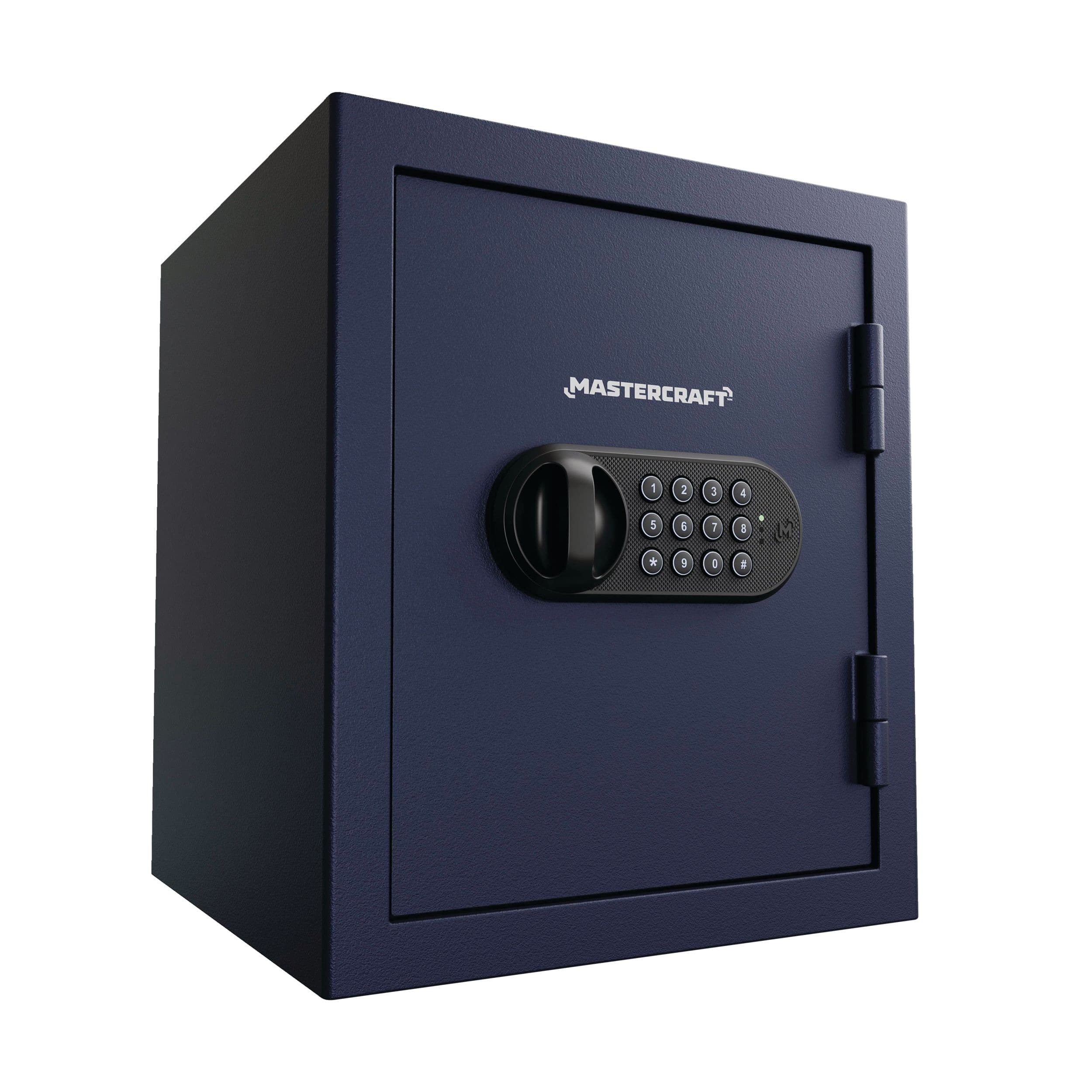 Mastercraft 1.0 Cu-Ft Anti-theft Fireproof Safe with Bolt Down Kit, Navy Blue