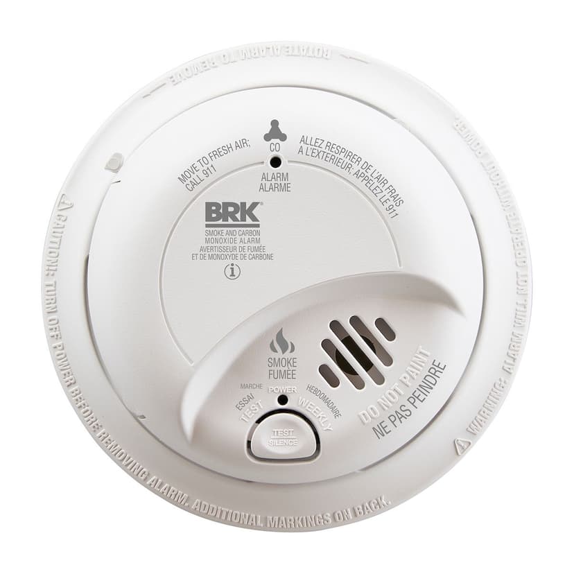 First Alert BRK Hardwired Smoke & Carbon Monoxide Alarm, White