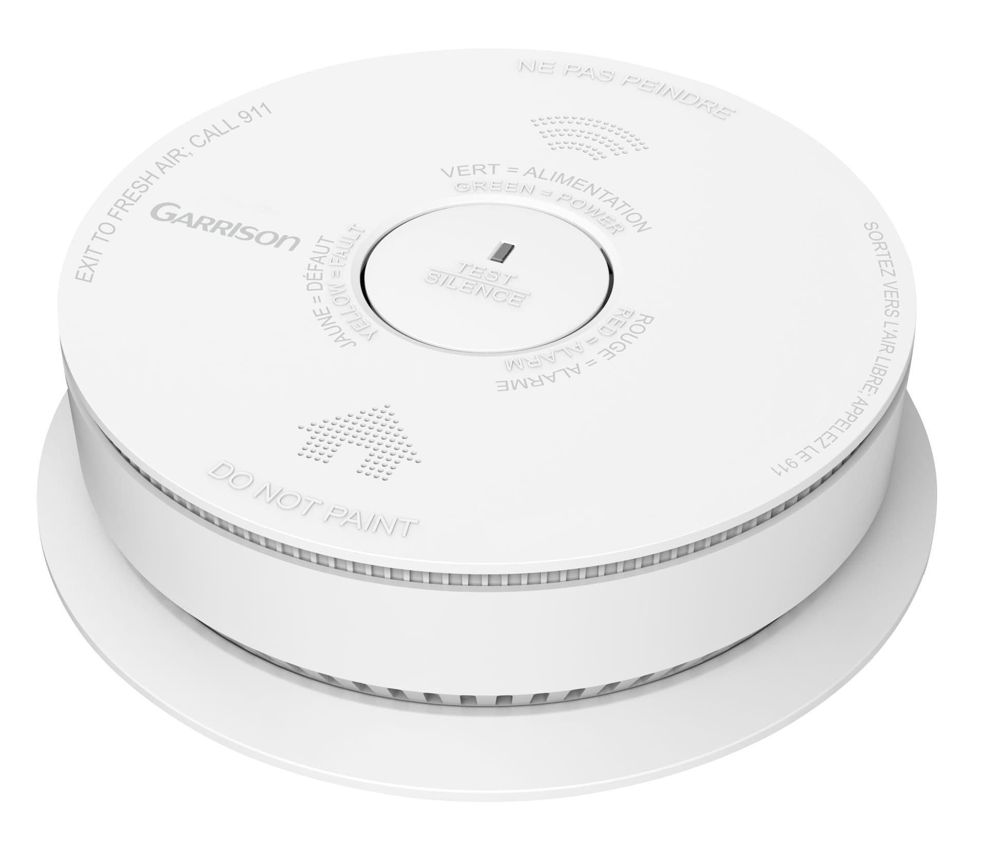 Garrison Battery-Operated Combination Smoke & Carbon Monoxide Alarm with Voice Alert