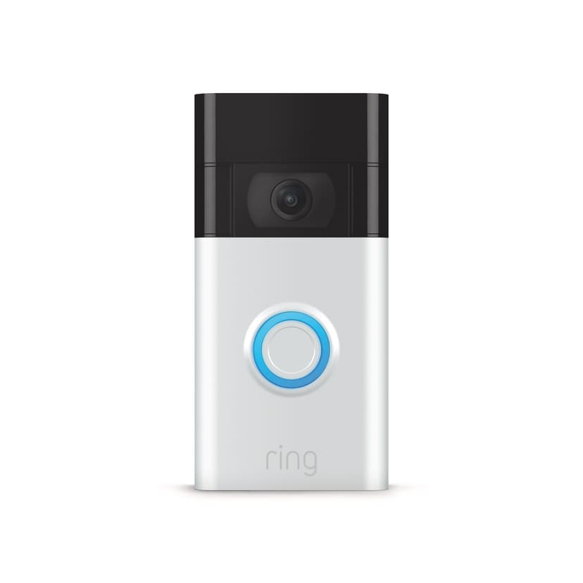Ring 1080p HD Video Doorbell, Satin Nickel