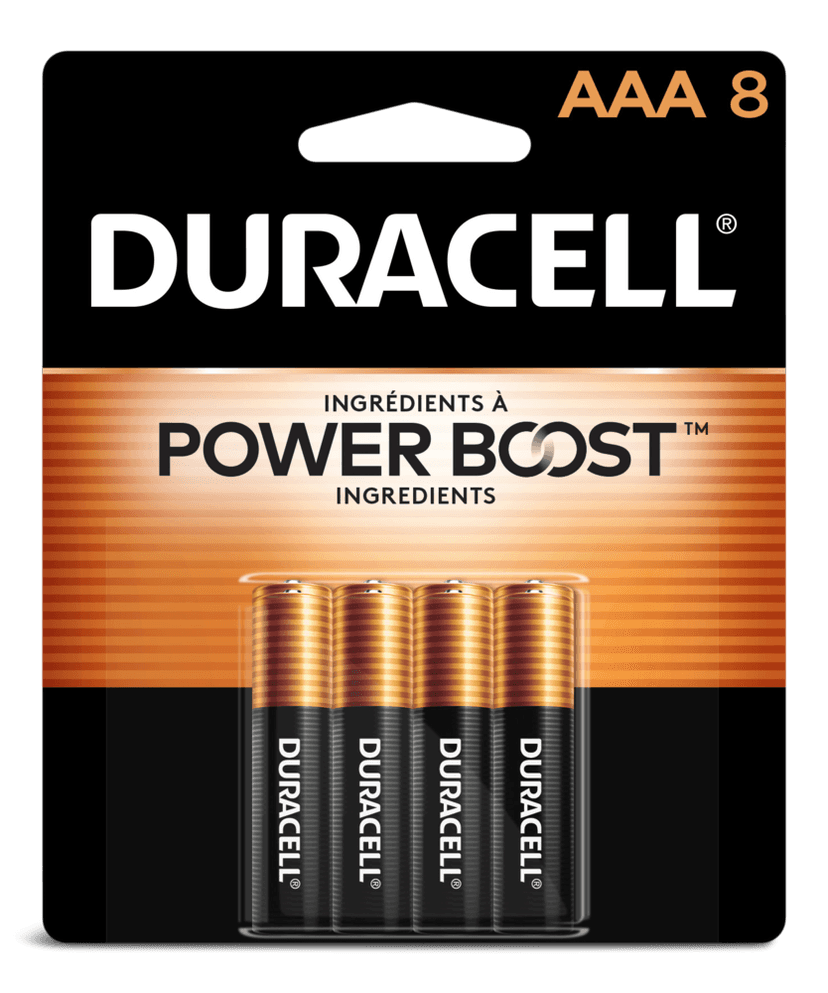 Duracell Coppertop AAA Alkaline Batteries, All Purpose, 8-pk