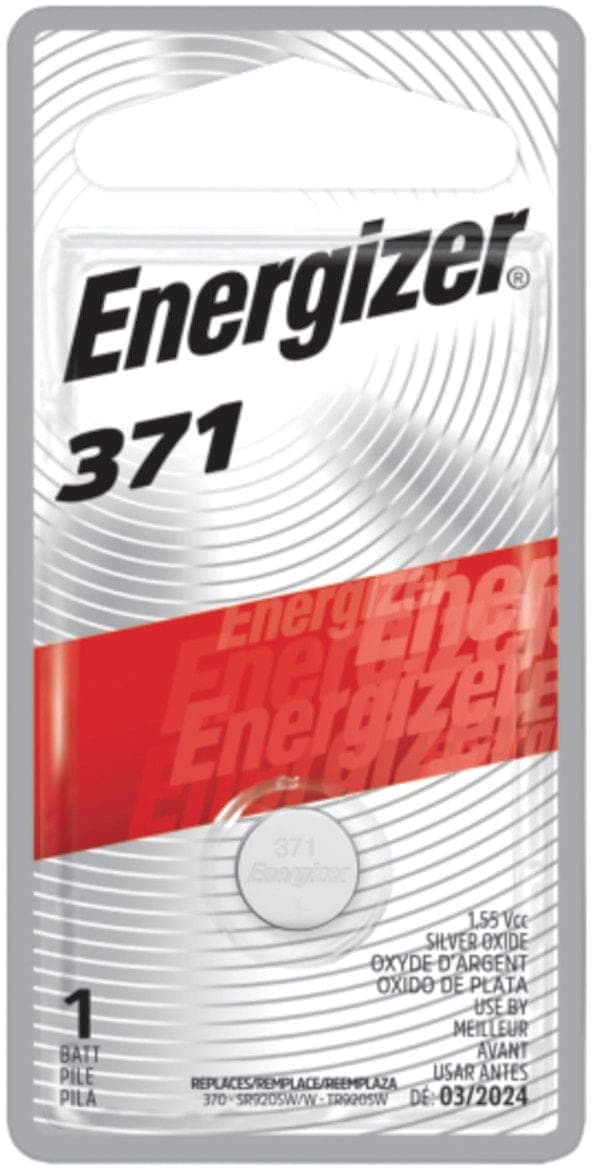 Energizer Silver Oxide 1-pk 370/371 1.5V / 1.5 Volt Button Cell Battery