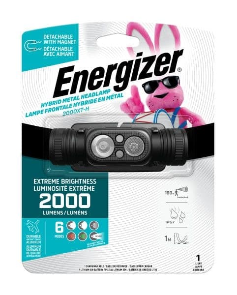 Energizer High Lumen Hybrid Metal Head Lamp
