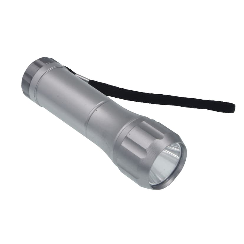 Certified 120 Lumens LED Aluminum Handheld Flashlights, Batteries Included, Assorted Colours, 3-pk