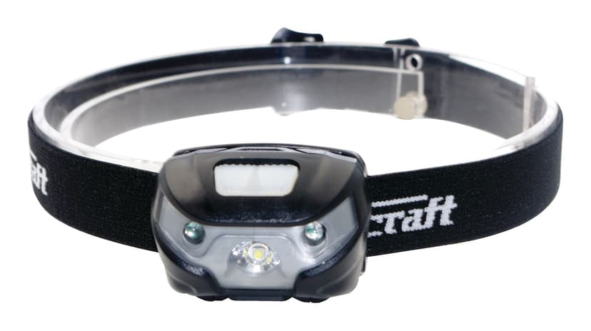Mastercraft 200 Lumens Rechargeable CREE LED Headlight/Headlamp, Li-Ion Battery Included, Black