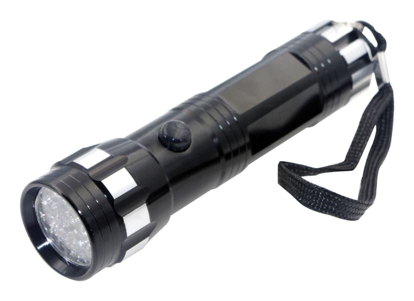Certified 50 Lumens LED Metal Handheld Flashlight, Batteries Included, Assorted Colours