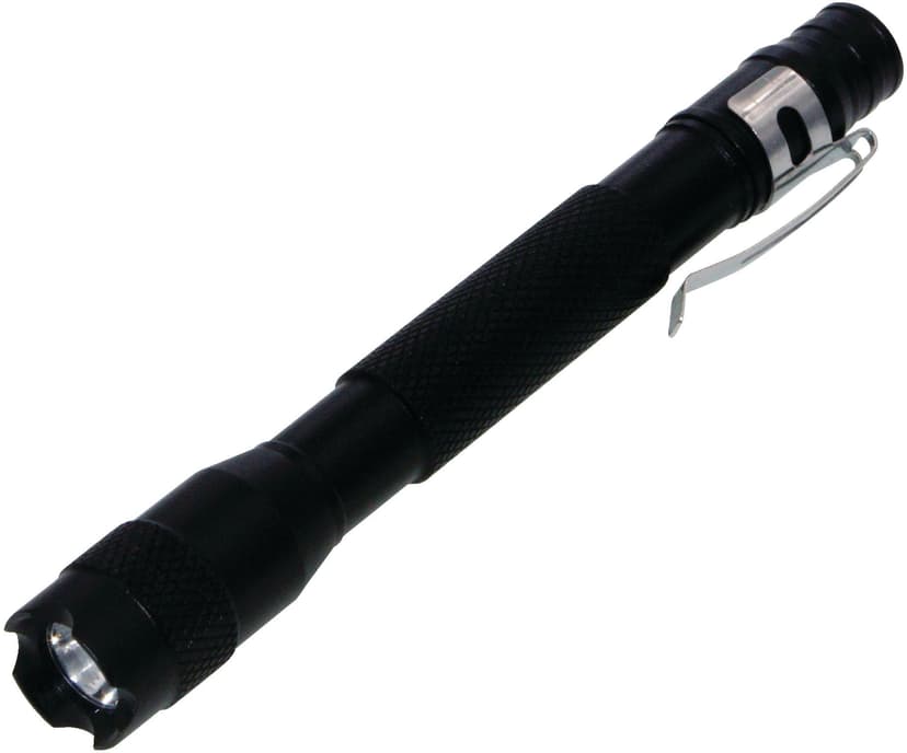 Mastercraft 30 Lumens LED Handheld Inspection Pen Lights, Batteries Included, Black, 2-pk