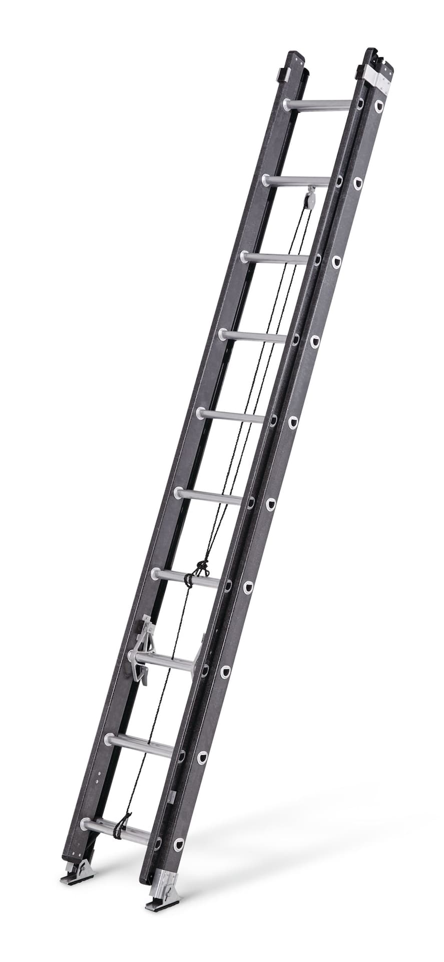 MAXIMUM Grade 1 Fiberglass Extension Ladder, 250-lb, 20-ft