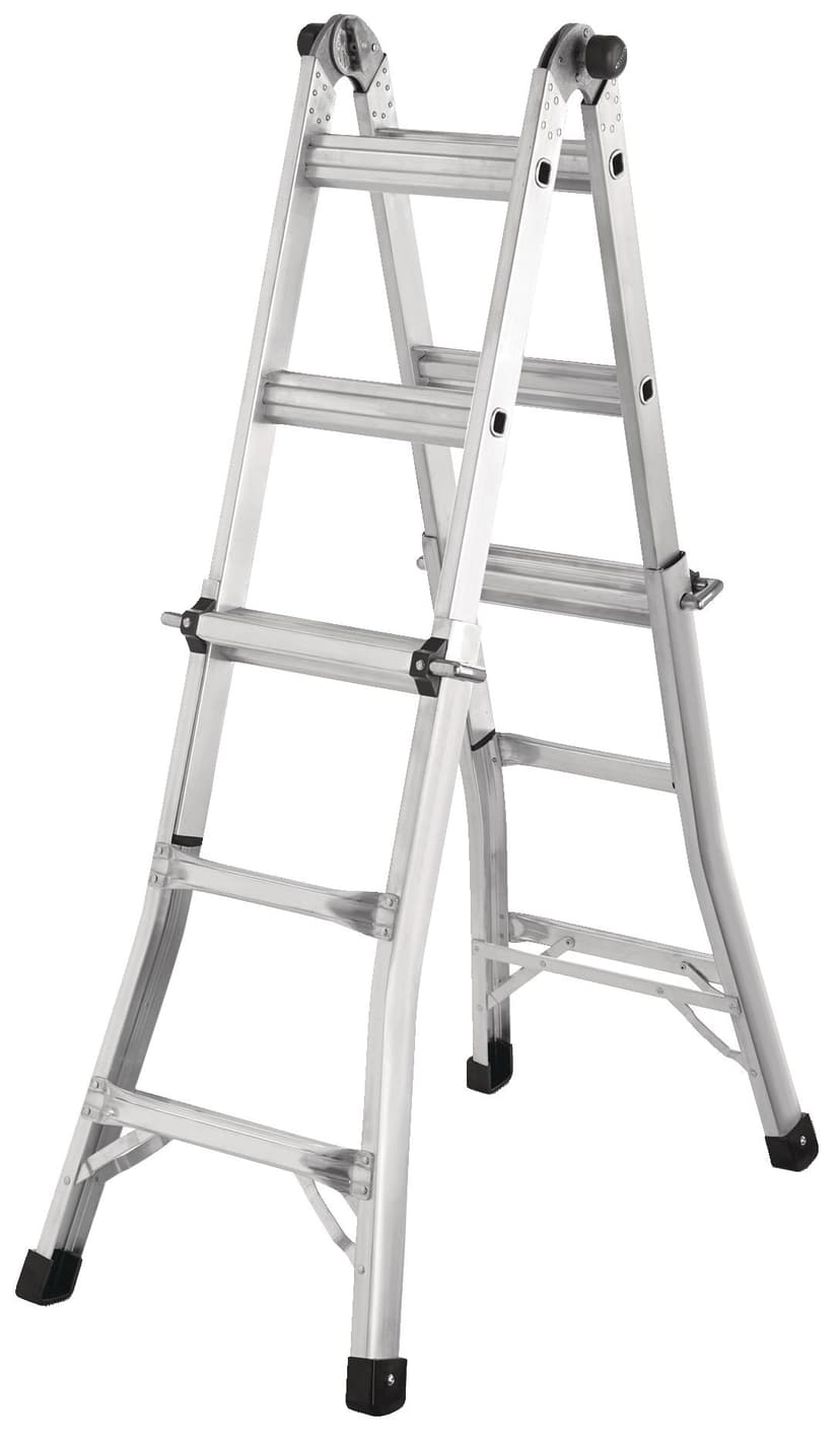 Mastercraft Grade 1A Aluminum Multi-Task Ladder, 13-ft, 300-lb