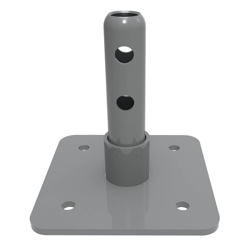 Metaltech Steel Baseplates for 6-ft Scaffold, 4-pc