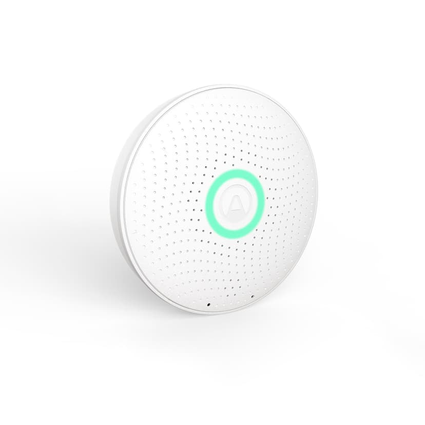 Airthings 2930 Wave Plus Smart Radon Indoor Air Quality Monitor, Wi-Fi-Connected, Battery Operated, White
