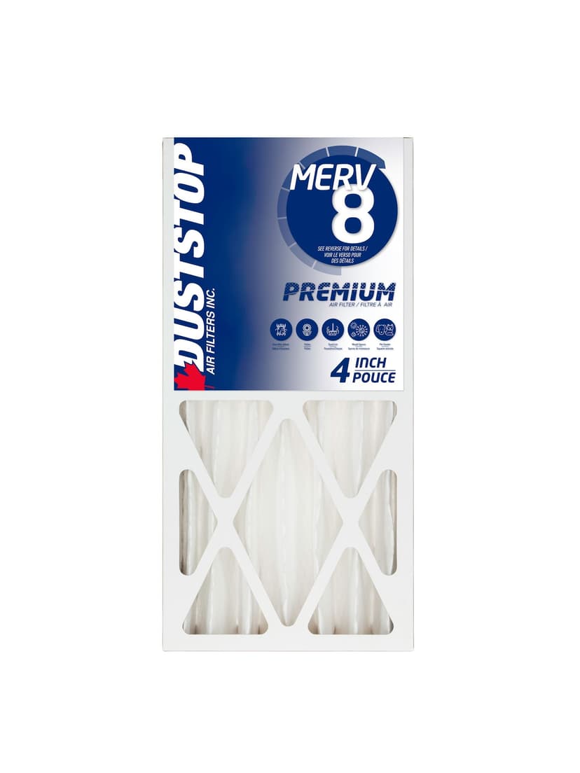 Duststop MERV 8 Premium Filter, 12-in x 24-in x 4-in