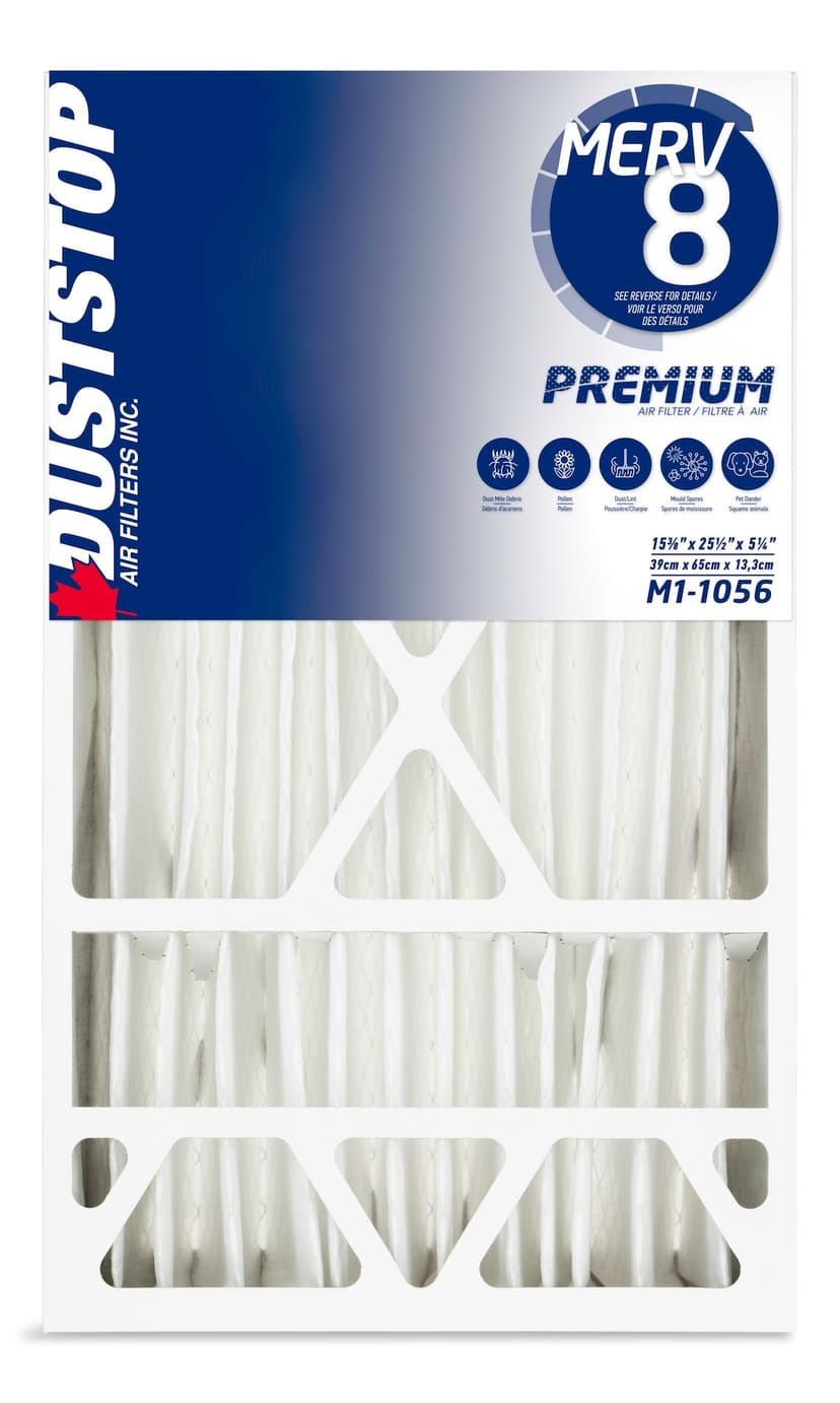 Duststop MERV 8 Premium Filter, 16-in x 26-in x 5-in
