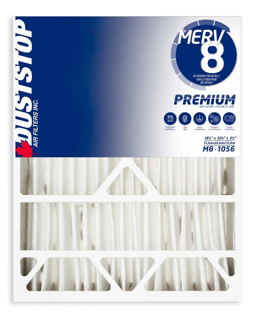 Duststop MERV 8 Premium Filter, 20-in x 26-in x 5-in