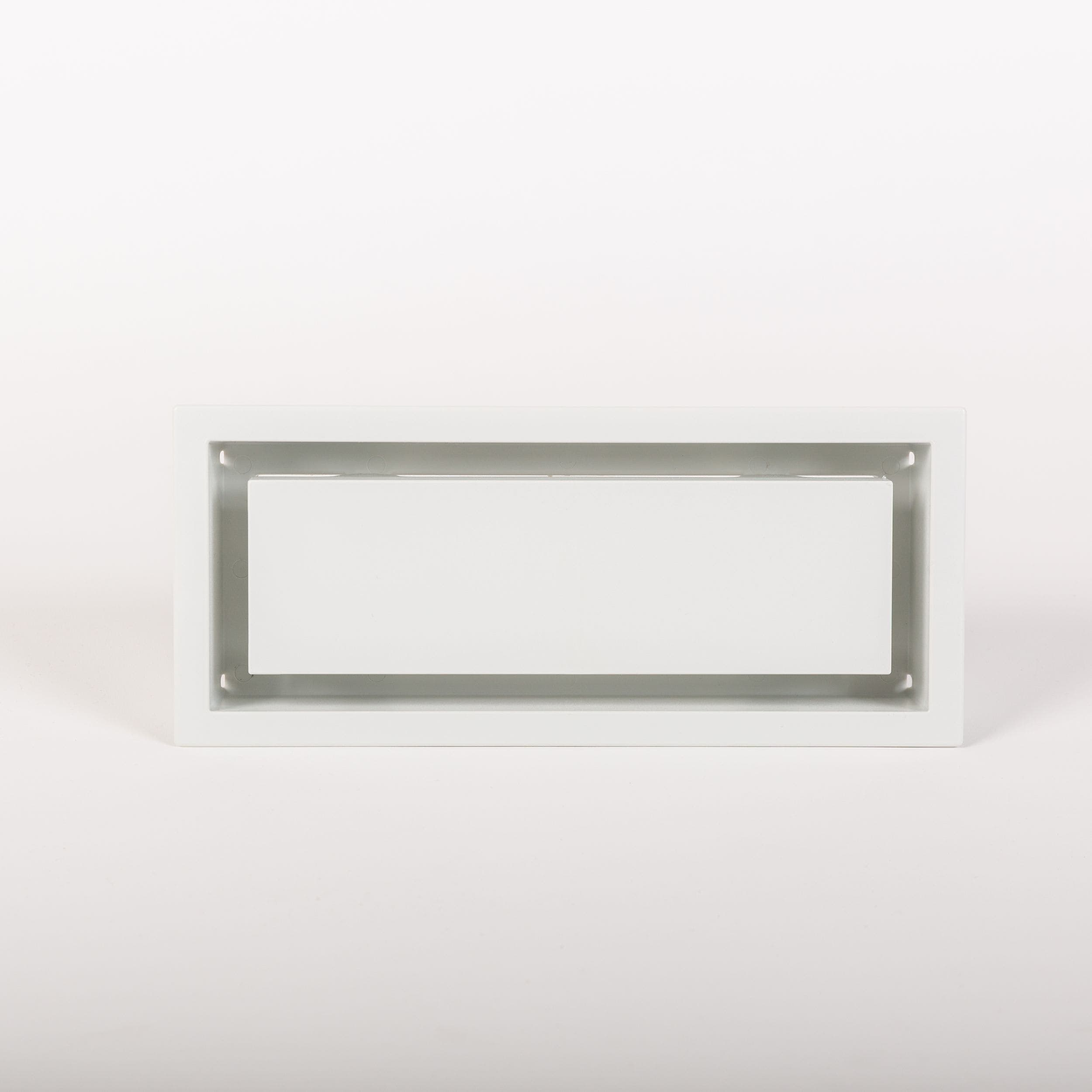 Fittes Lite DIY Framed Wall & Ceiling Vent, 4-in x 10-in, White