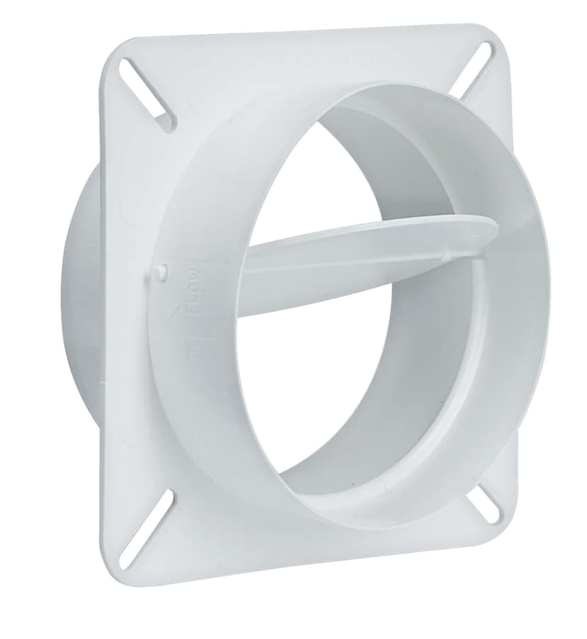 Dundas Jafine DB4ZW Dryer Vent Draft Blocker, White, 4-in
