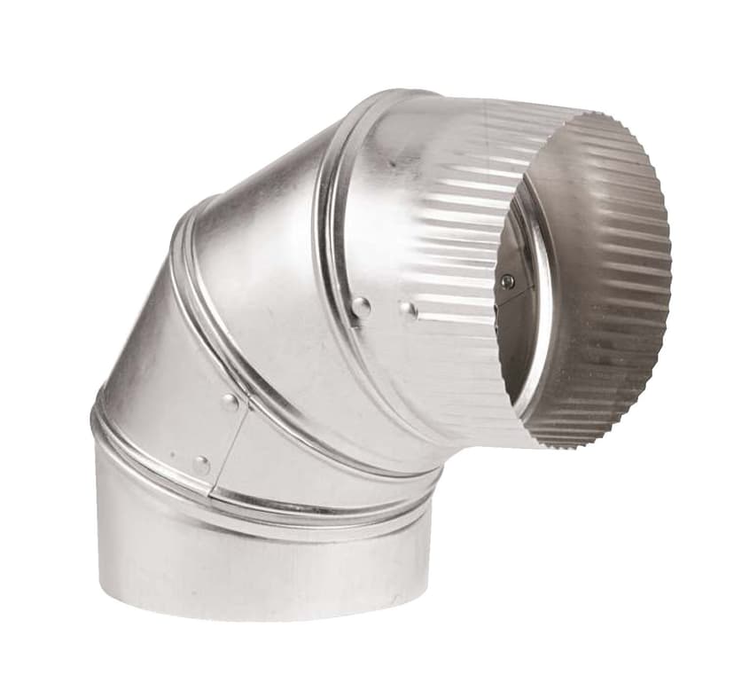 Dundas Jafine E4E Heavy Duty Adjustable Aluminum Elbow, 4-in