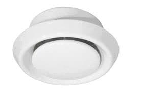 Dundas Jafine DF4WZW Air Diffuser with Flange and Locking Ring, White, 4-in