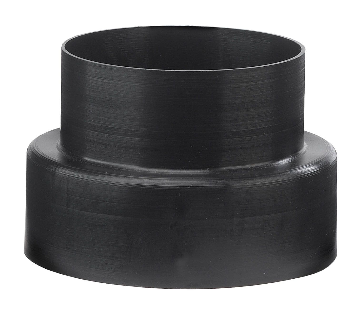 Dundas Jafine INC34EZW Plastic Duct To Duct Increaser, Black, 3-in to 4-in