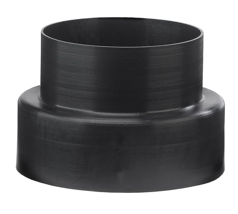 Dundas Jafine INC34EZW Plastic Duct To Duct Increaser, Black, 3-in to 4-in