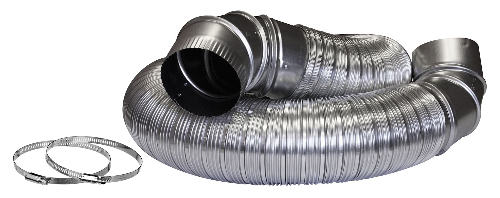 Dundas Jafine MFX48ULMK All Metal Dryer Hook Up Kit, UL Certified, 4-in x 8-ft Duct