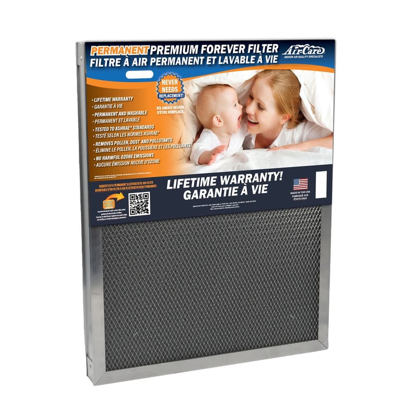 Air-Care Premium Permanent Washable Furnace Filter, 20-in x 30-in