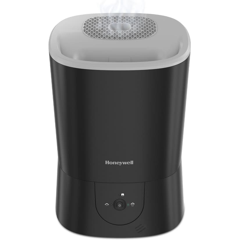 Honeywell HWM440BC Top-Fill Easy Care Warm Mist Air Humidifier with Essential Oil Cup & Auto Shut-Off, Black, 5.7-L