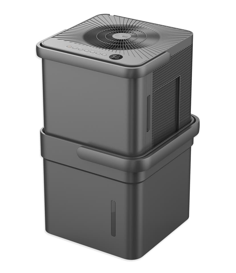 Midea MC35MSKBA3RC Compact 35 Pint Cube Dehumidifier with Smart Wi-Fi For Home & Basement, ENERGY STAR® Certified, Black