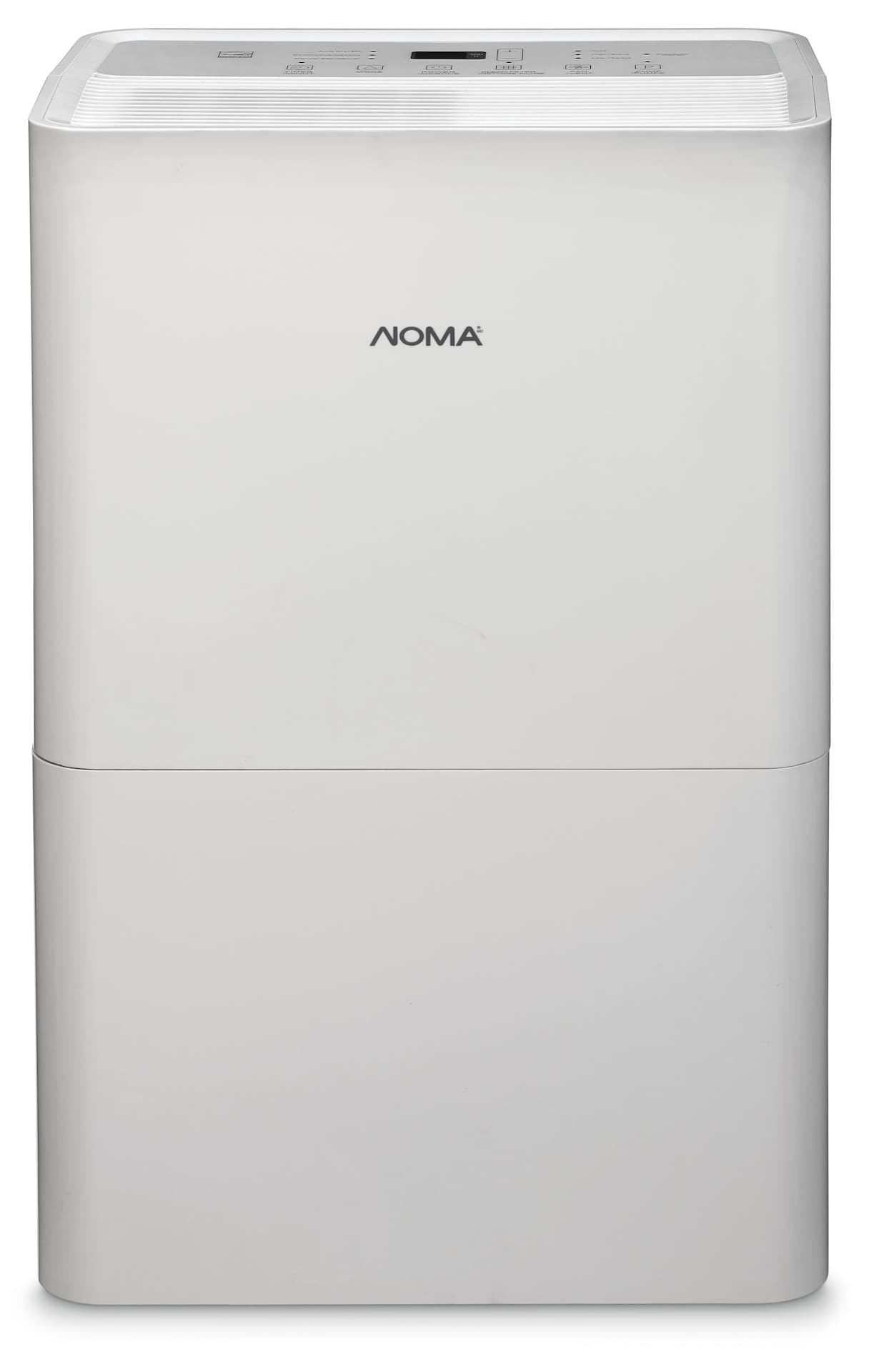 NOMA 50 Pint LED Dehumidifier with Pump, Bucket/Continuous Drain, ENERGY STAR® Most Efficient, White