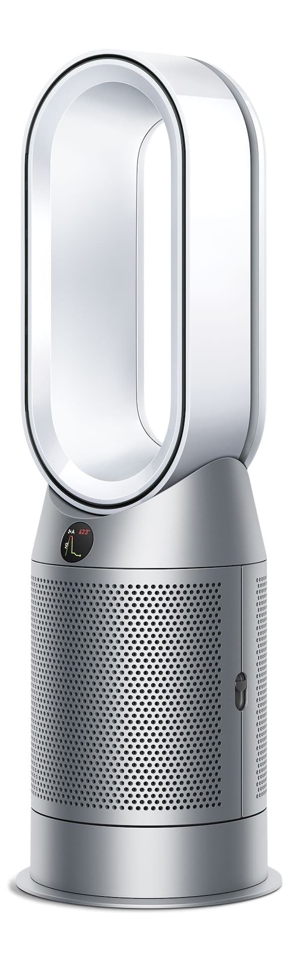 Dyson HP07 Purifier Hot + Cool™ HEPA Oscillating Air Purifier/Heater/Bladeless Fan, Removes Allergens & Odours, White/Silver