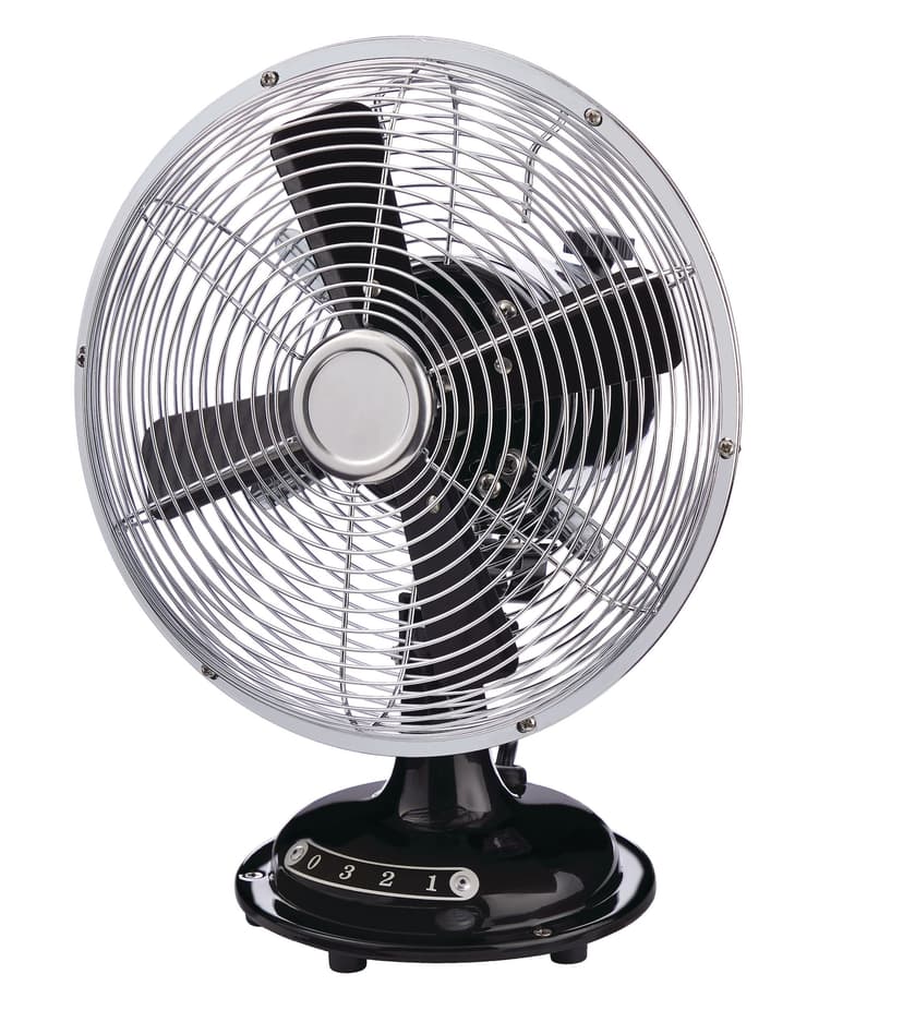 For Living Portable Table/Desk Fan, 3-Speed, Metal, 8-in