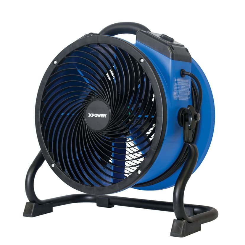 XPOWER FC-300 Multipurpose Pro Air Circulator Utility Fan, 1/4 HP, 14-in, Blue