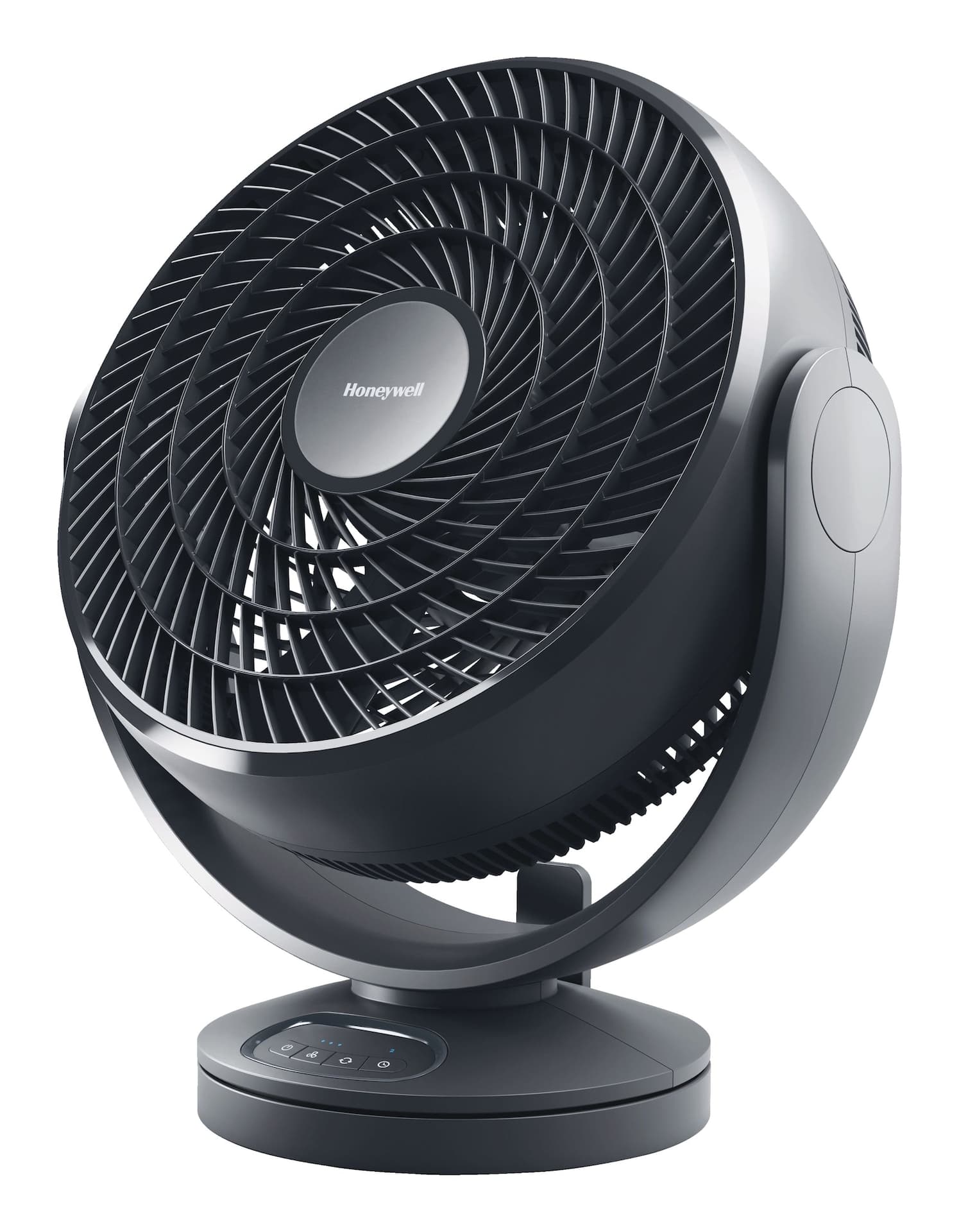 Honeywell TurboForce Electric Fan, Oscillating, Digital, Portable, 3-Speed, Black