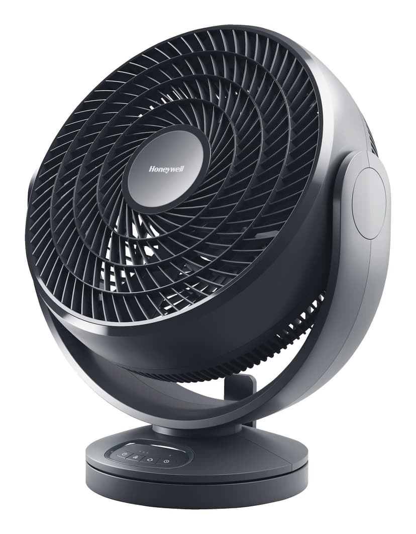 Honeywell TurboForce Electric Fan, Oscillating, Digital, Portable, 3-Speed, Black