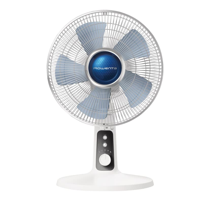 Rowenta Turbo Silence Extreme+ Mechanical Oscillating Table/Desk Fan, 4-Speed