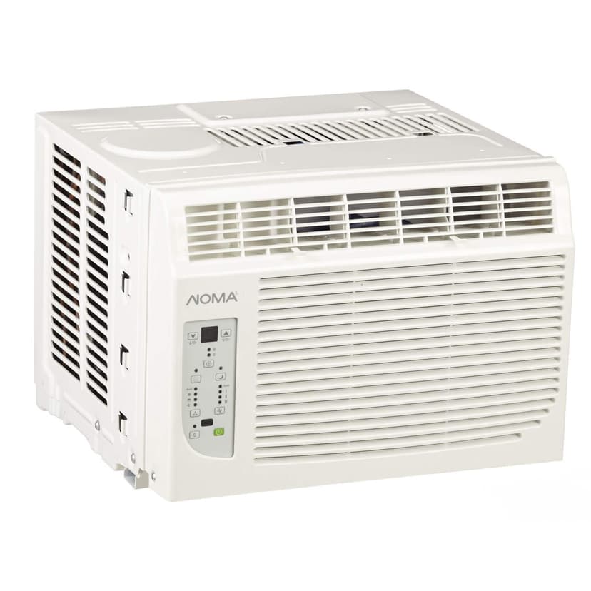 NOMA Digital 2-Way Window Air Conditioner with Remote Control, 6,000-BTU, White
