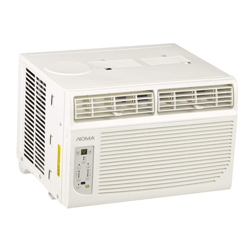 NOMA Digital 4-Way Window Air Conditioner with Remote Control, 8,000 BTU, White