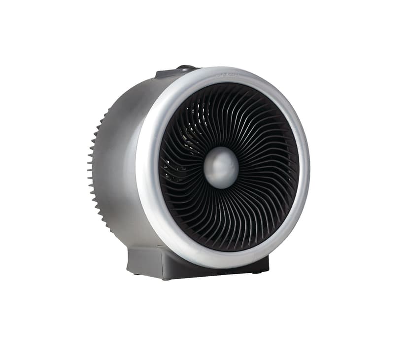 NOMA Turbo Mechanical Utility Space Fan Heater, 1500W, Black