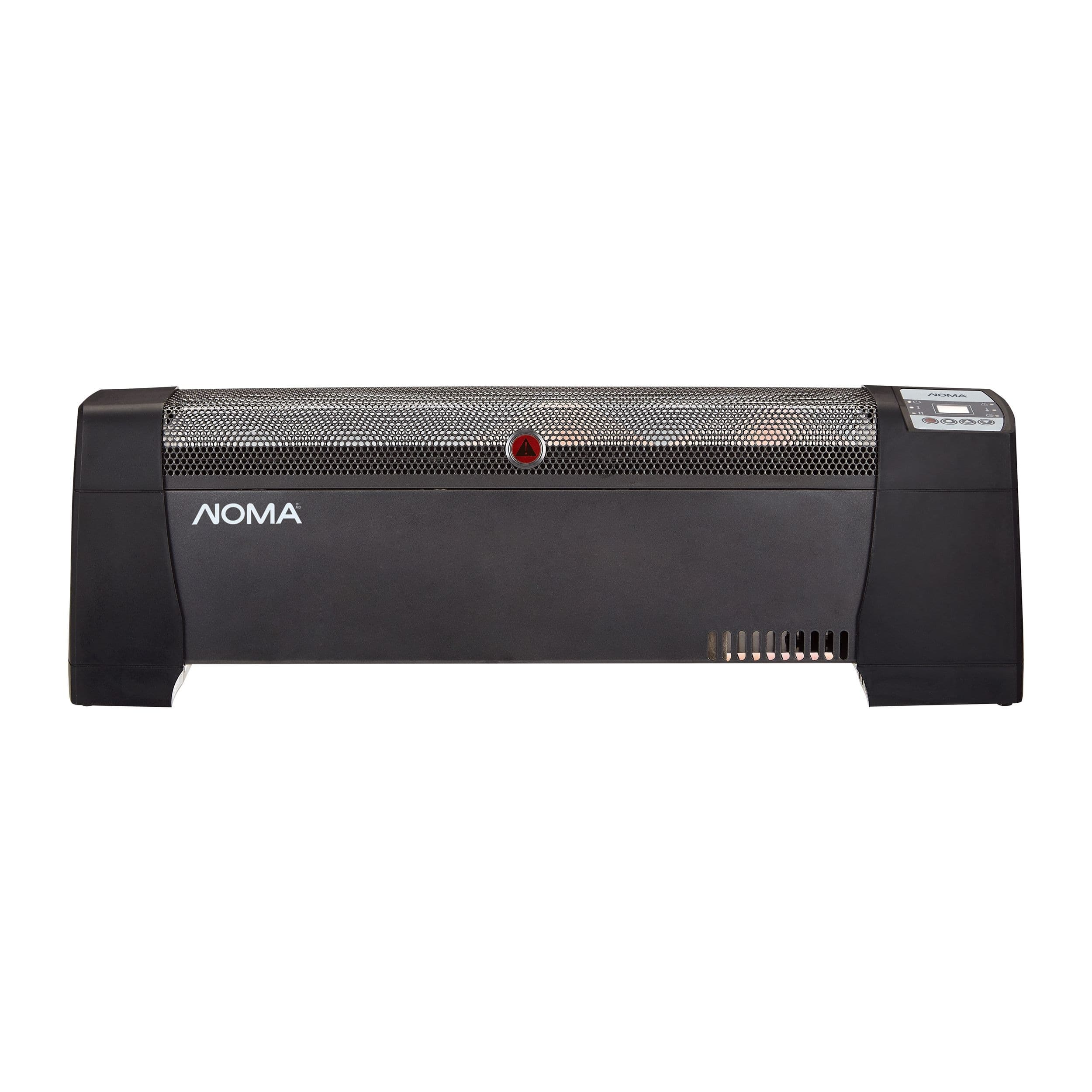 NOMA Digital Baseboard Convector Heater w/Thermostat, 1500W, Black