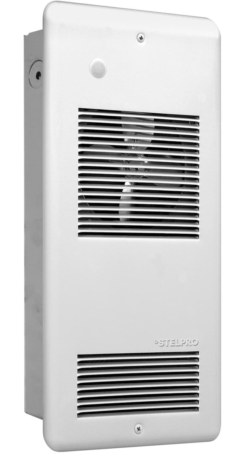 Stelpro Pulsair Wall Electric Fan Heater, 1000W, White