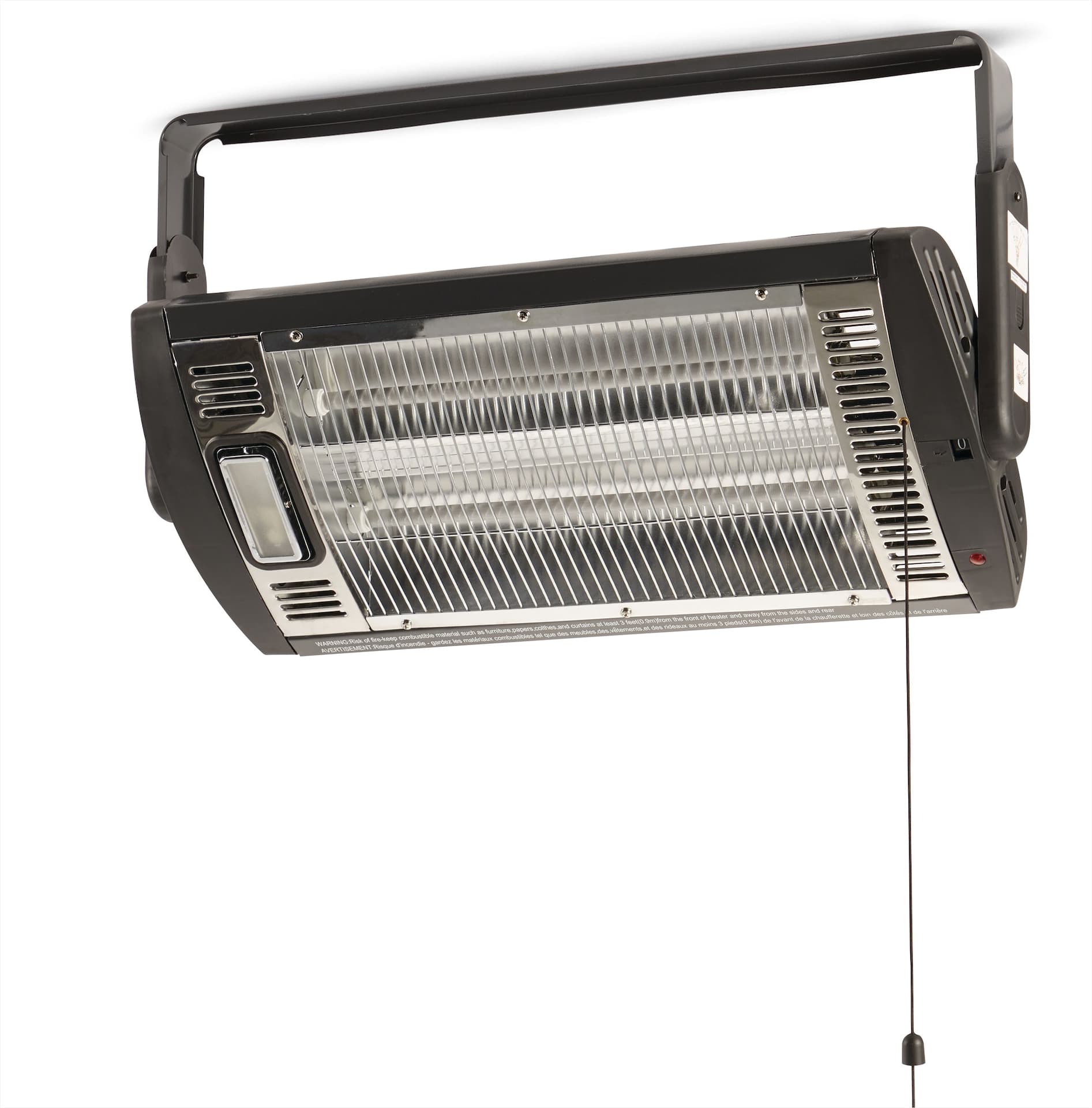 Mastercraft Ceiling Mount Electric Radiant Heater, 1500W, Black