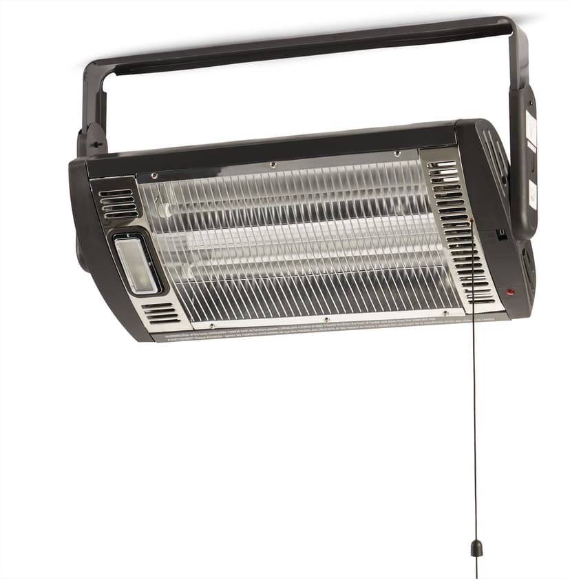 Mastercraft Ceiling Mount Electric Radiant Heater, 1500W, Black