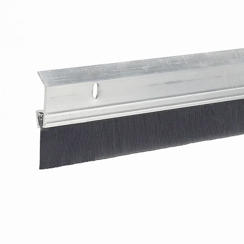 Frost King Aluminum Heavy-Duty Brush Door Sweep Seal, 2-in x 36-in, Silver