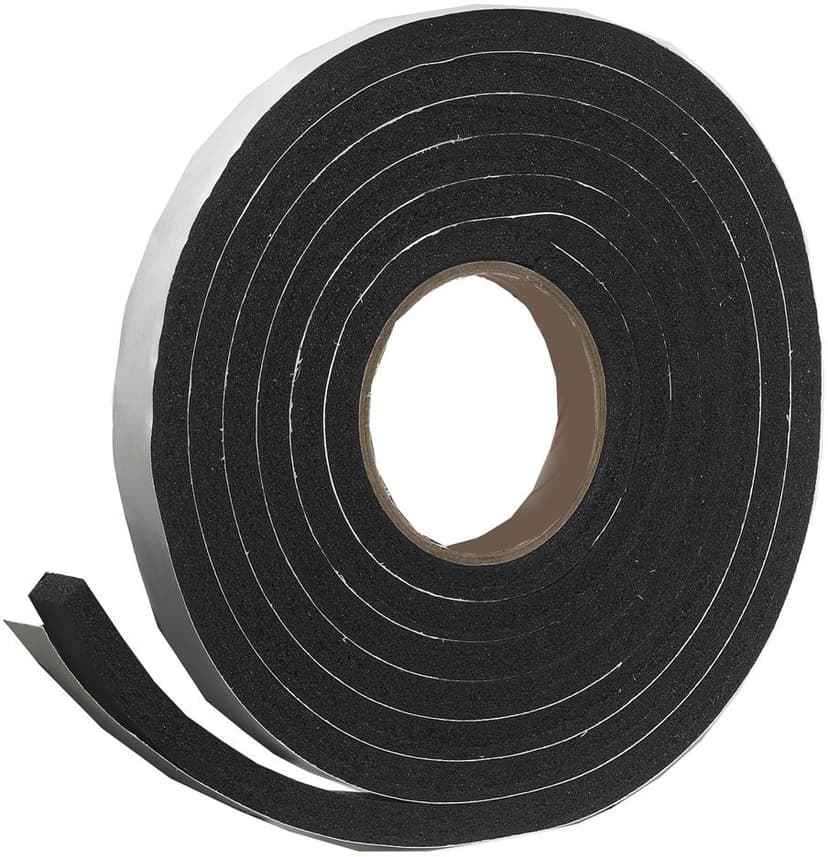 Frost King Rubber Foam Seal Tape, 3/8-in x 10-ft, Black