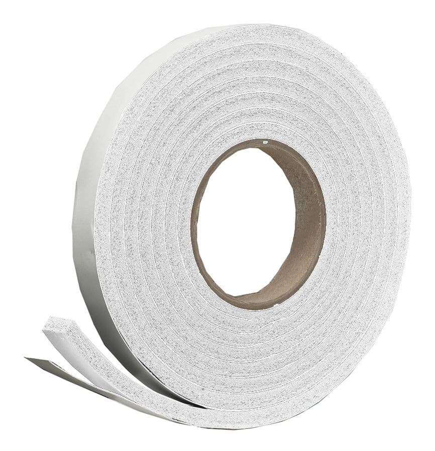 Frost King Rubber Weatherstripping Foam Seal Tape, 3/8-in x 10-ft, White