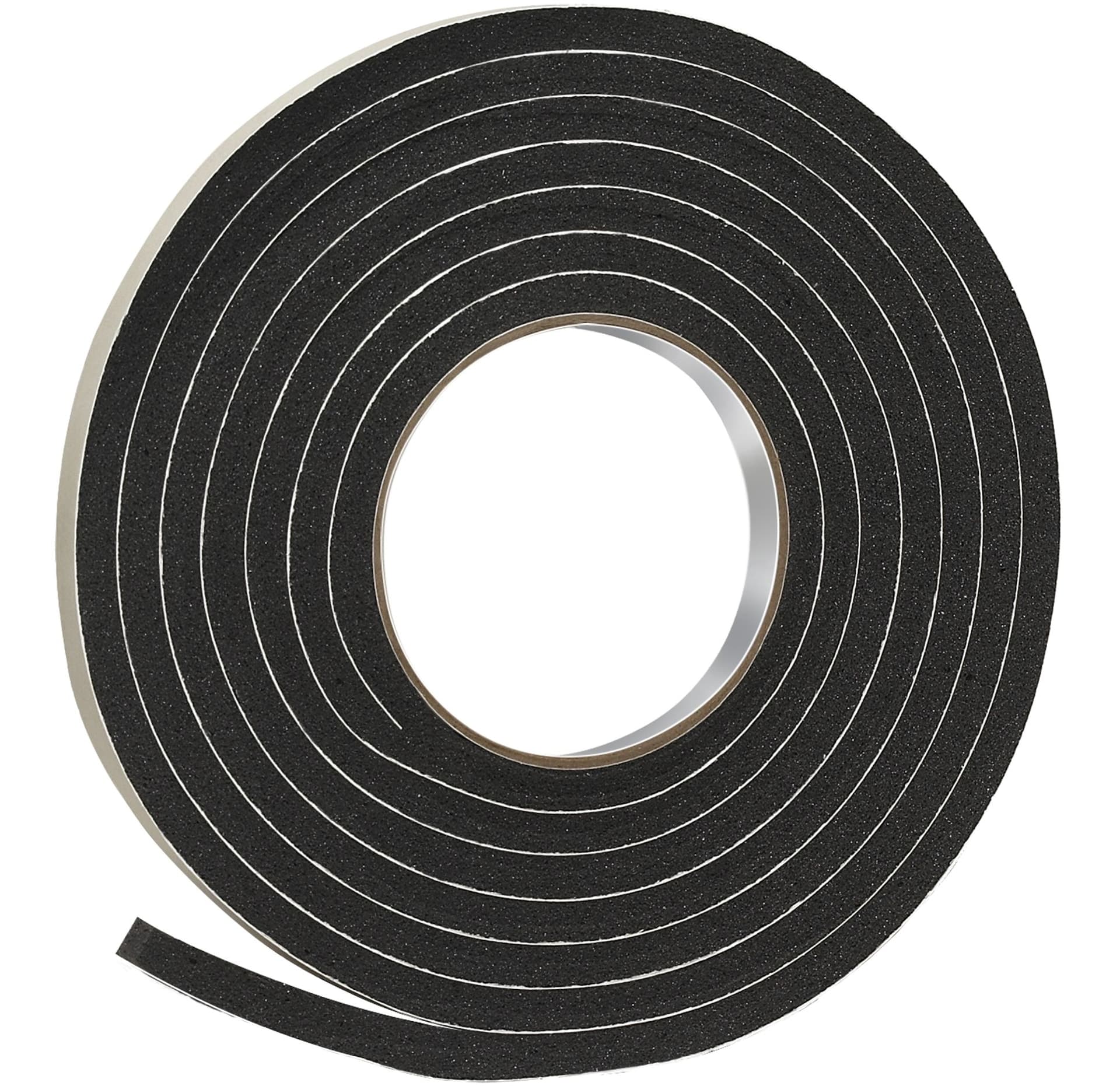 Frost King Rubber Weatherstripping Foam Seal Tape, 3/8-in x 5/16-in x 10-ft, Black
